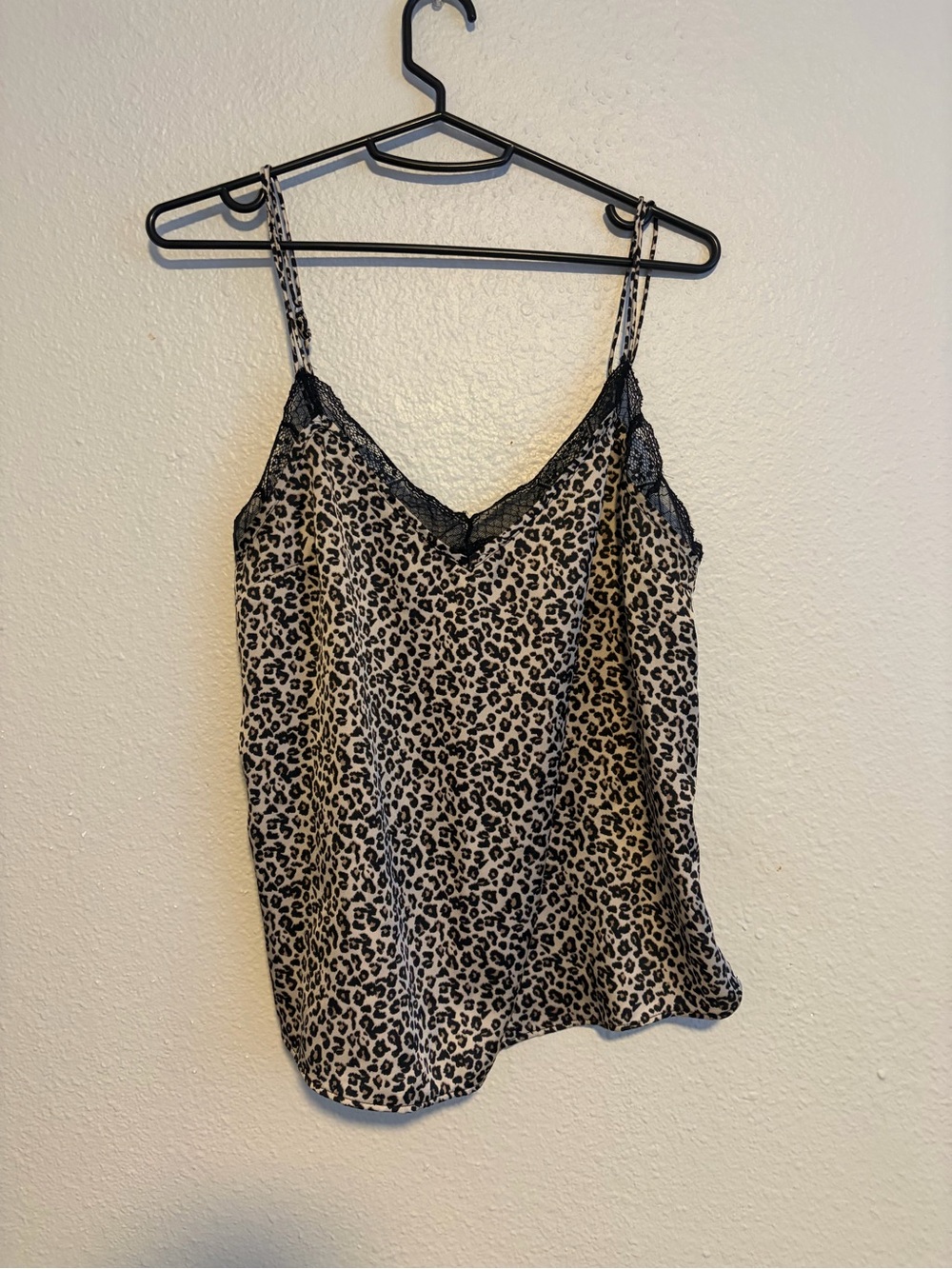 Abercrombie & Fitch y2k Leopard Print Lace Cami